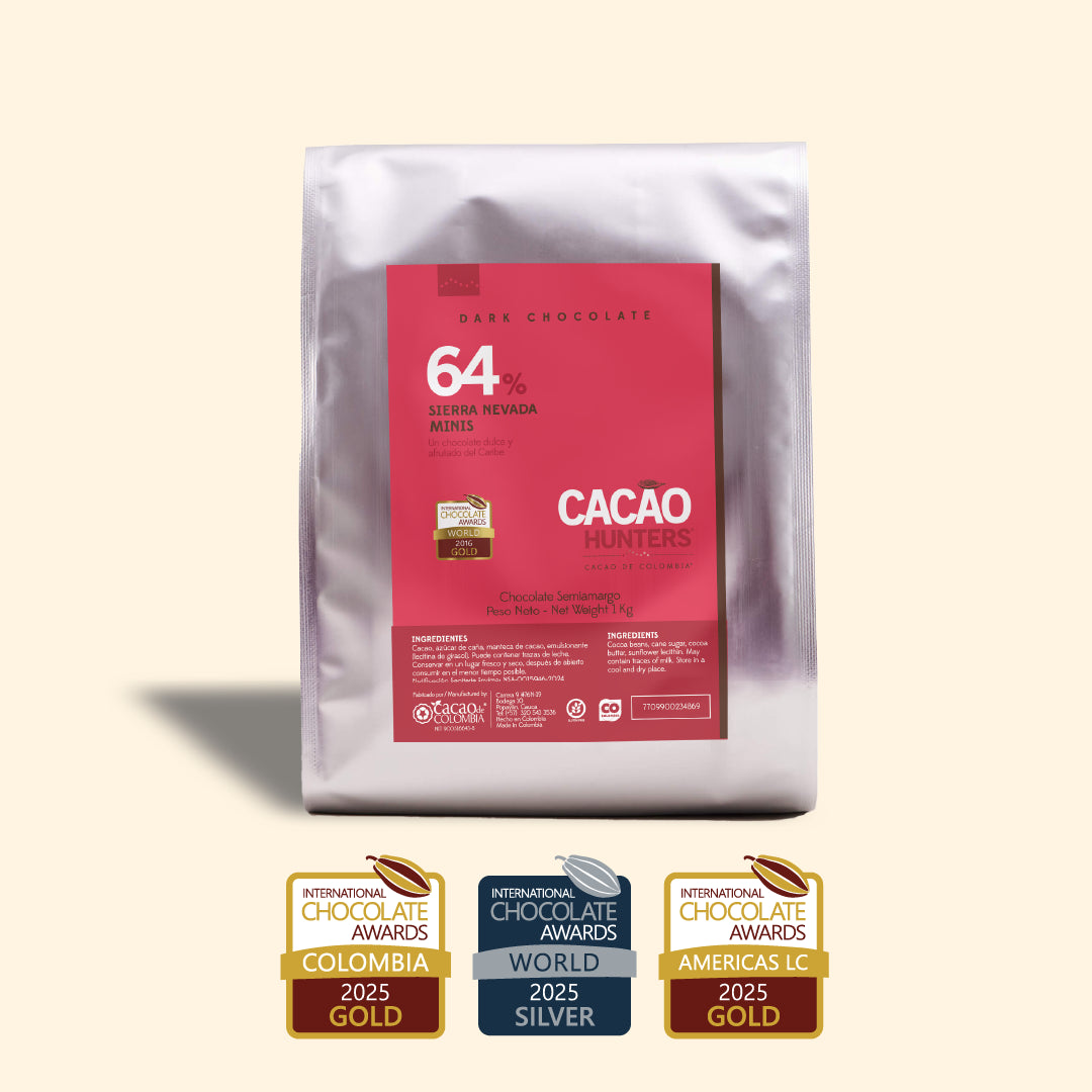 激安CACAO HUNTERS ハンターミニ シエラネバダ64% 1kg×2 Kilo Hunters mini Sierra Nevada 64% – Cacao Hunters