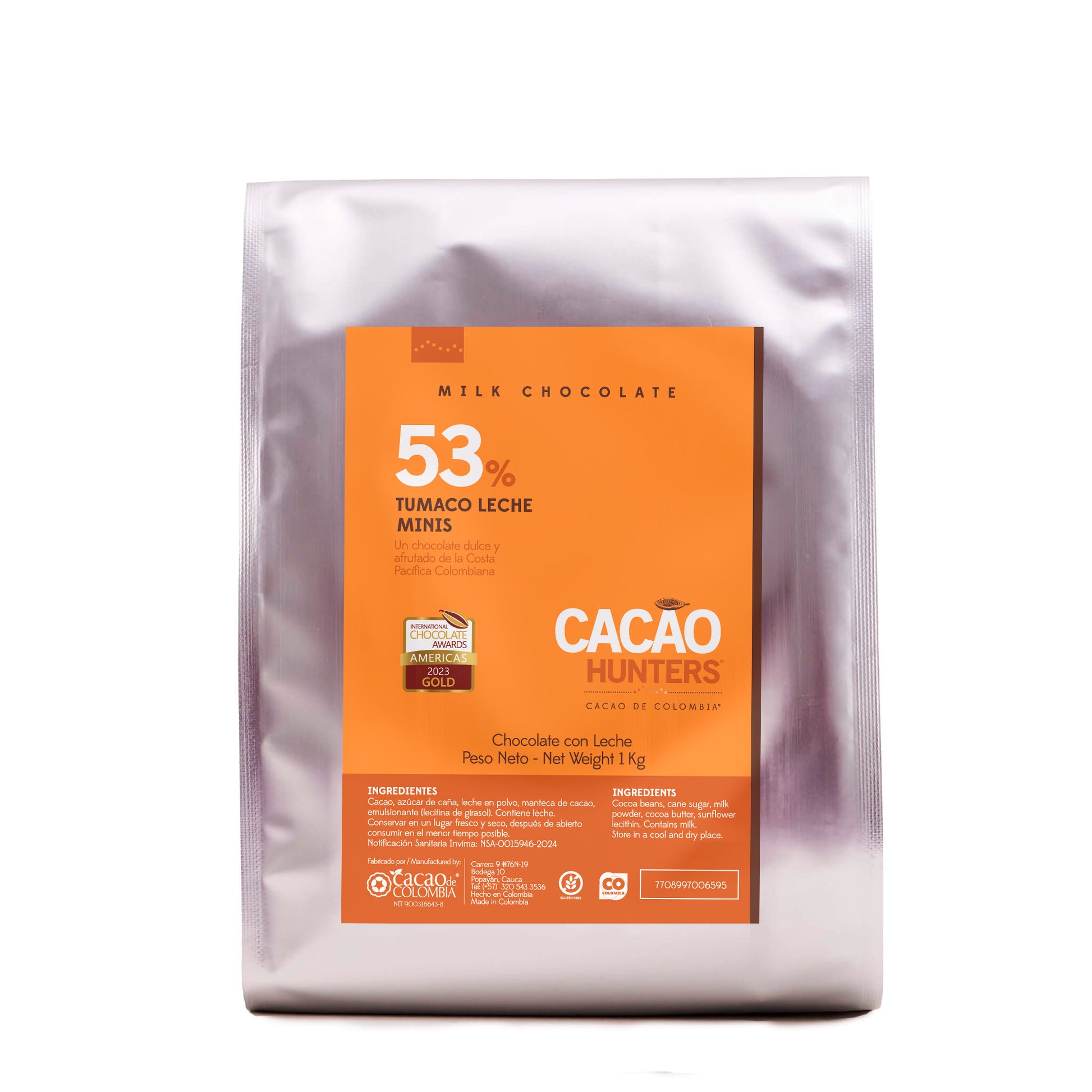 Kilo Hunters mini Tumaco Leche 53%