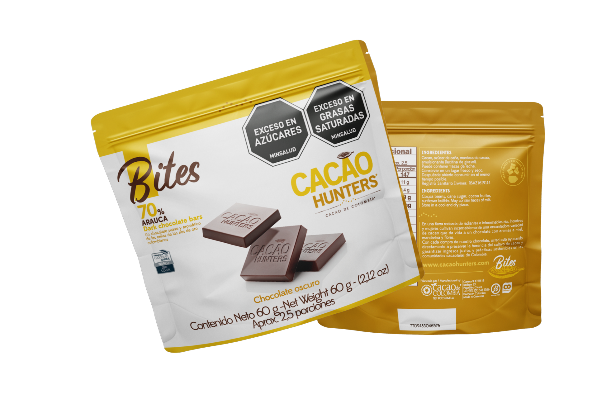 Bites Arauca 70% - 60gr