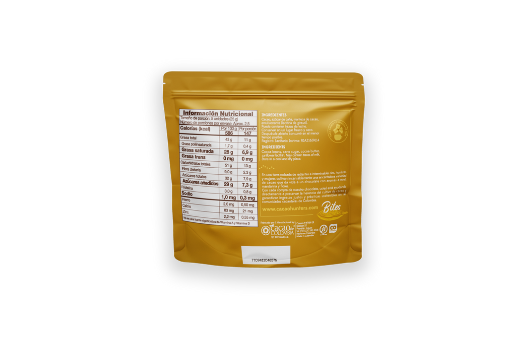 Bites Arauca 70% - 60gr