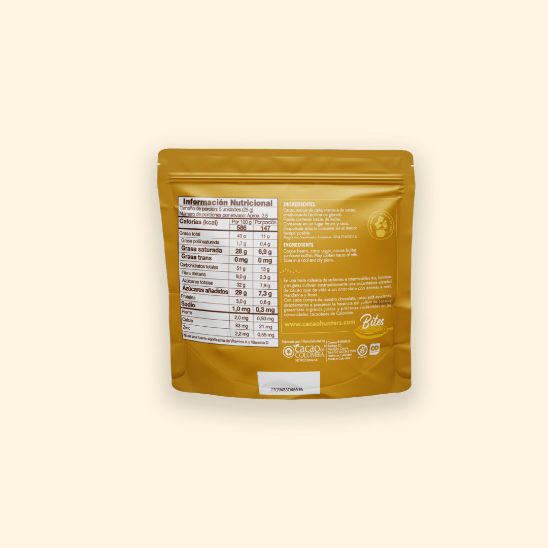 Bites Arauca 70% - 60gr