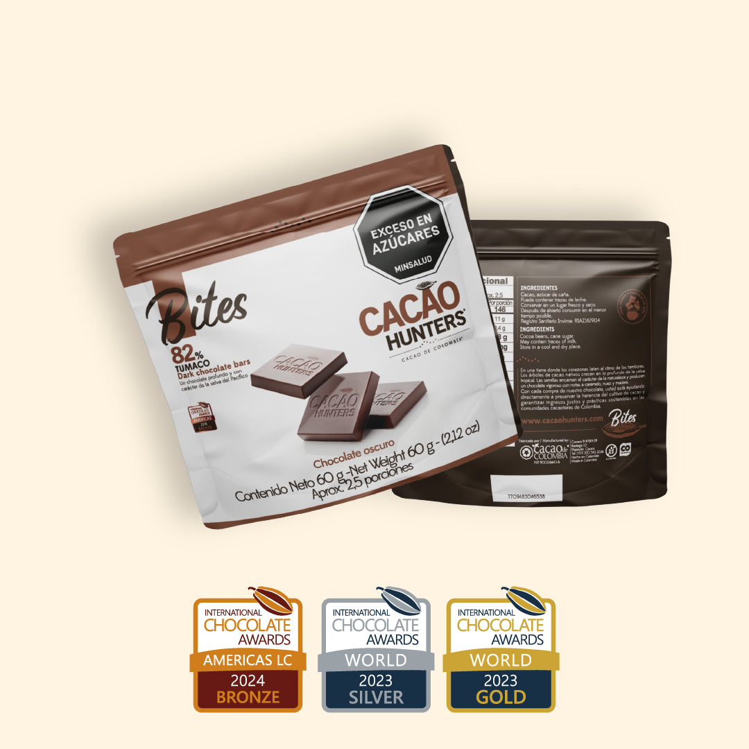 Bites Tumaco 82% - 60gr