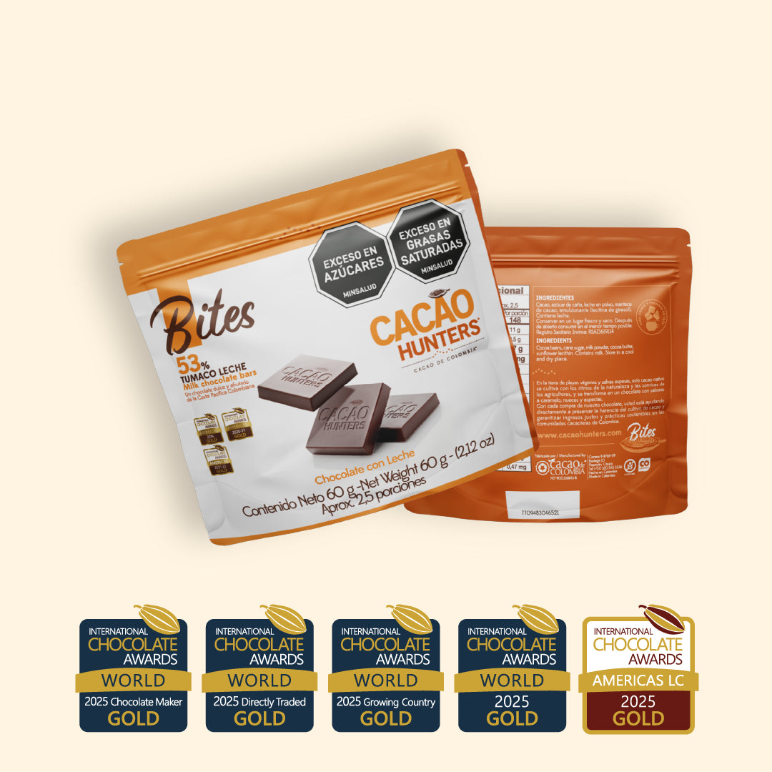 Bites Tumaco leche 53% - 60gr