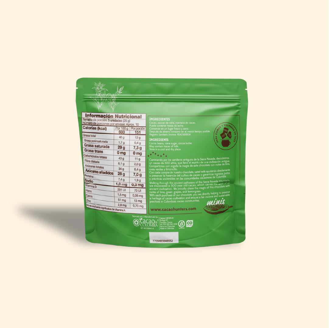 Hunters mini Sierra Nevada 72% - 240gr