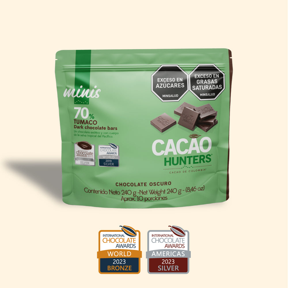 Hunters Mini Tumaco 70% - 240g