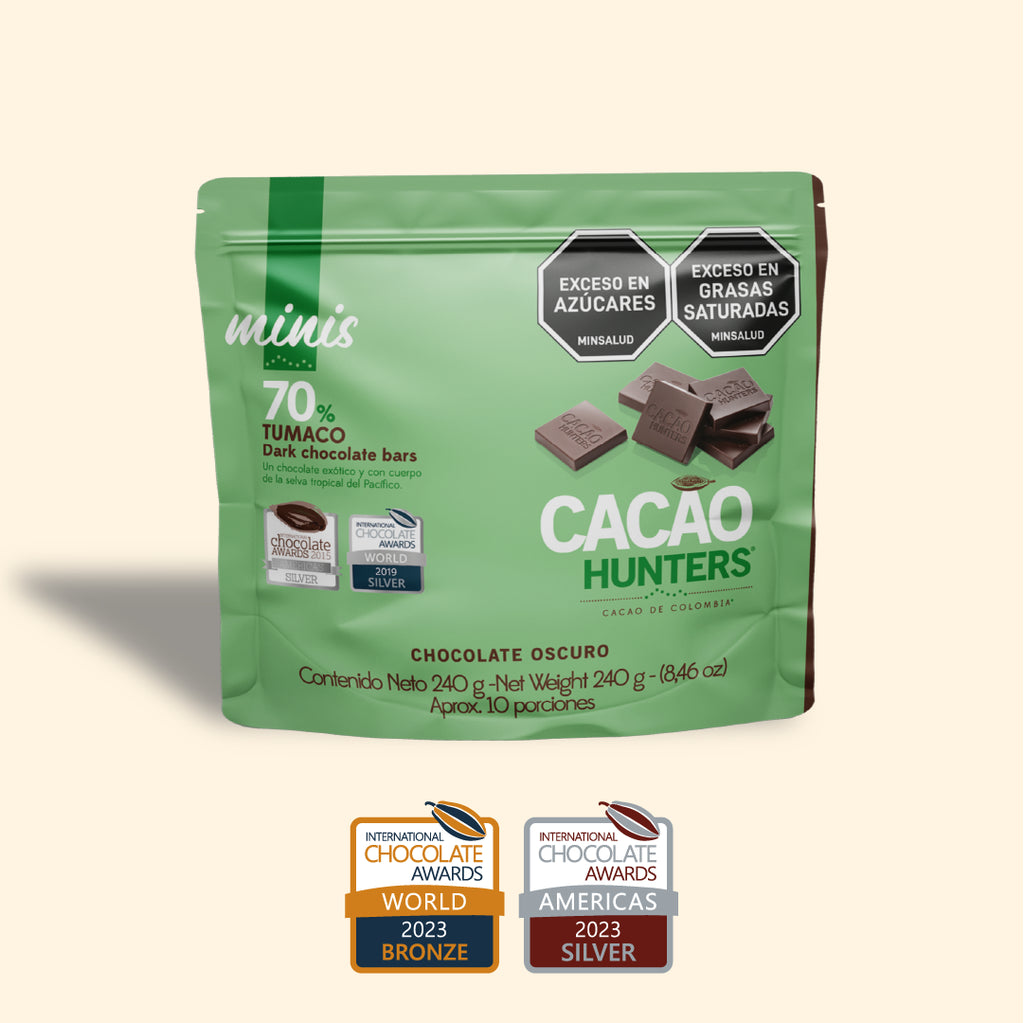 Hunters mini Tumaco 70% - 240gr