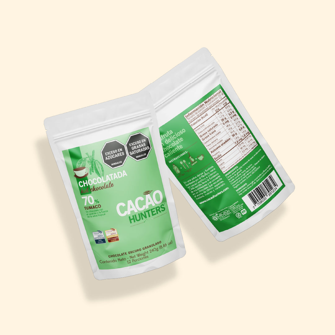 Chocolatada Tumaco 70% - 240gr