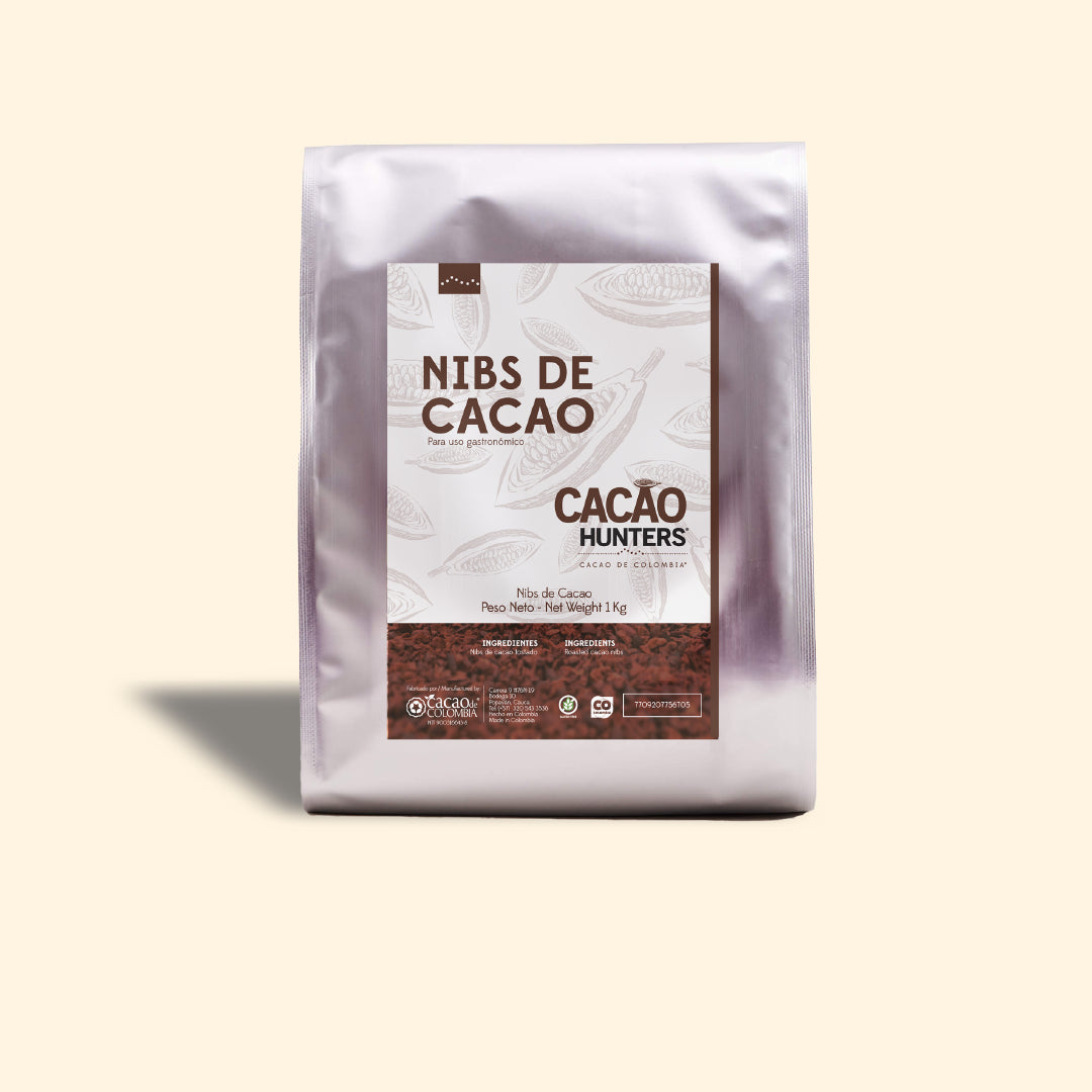 Kilo de nibs de cacao Tumaco