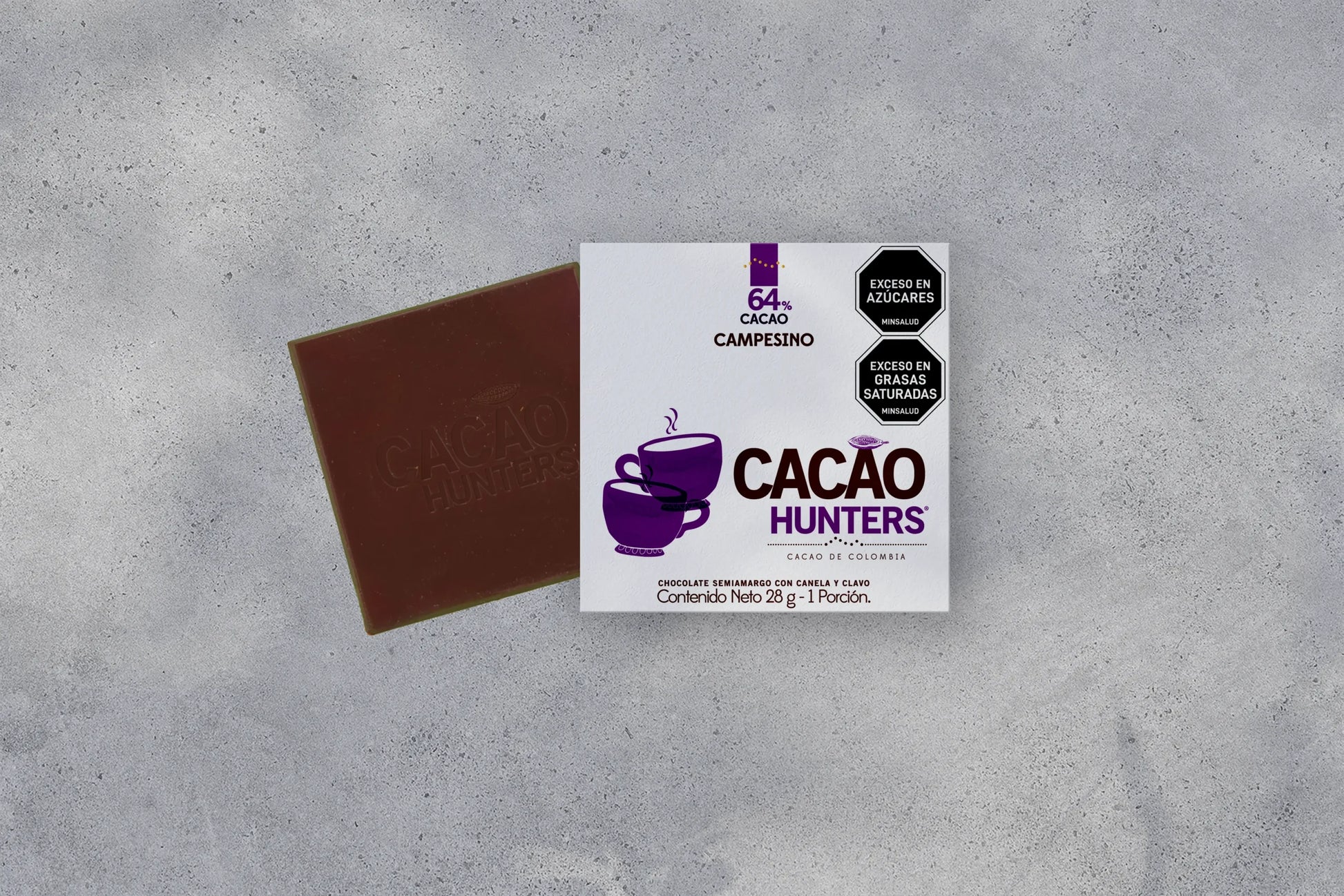 Chocolate Campesino 64% - Tableta por 28g