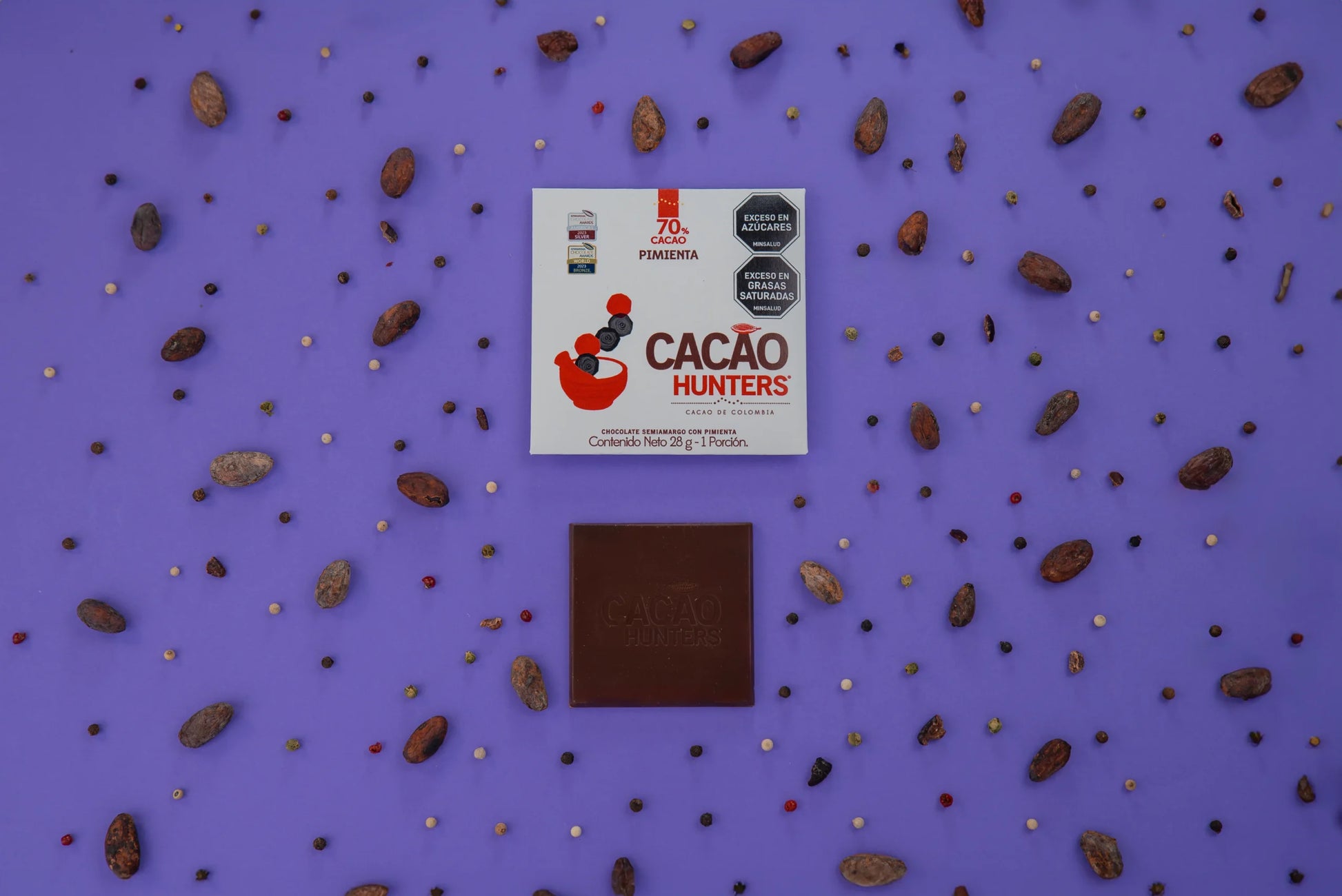Chocolate Pimienta 70% - Tableta por 28g