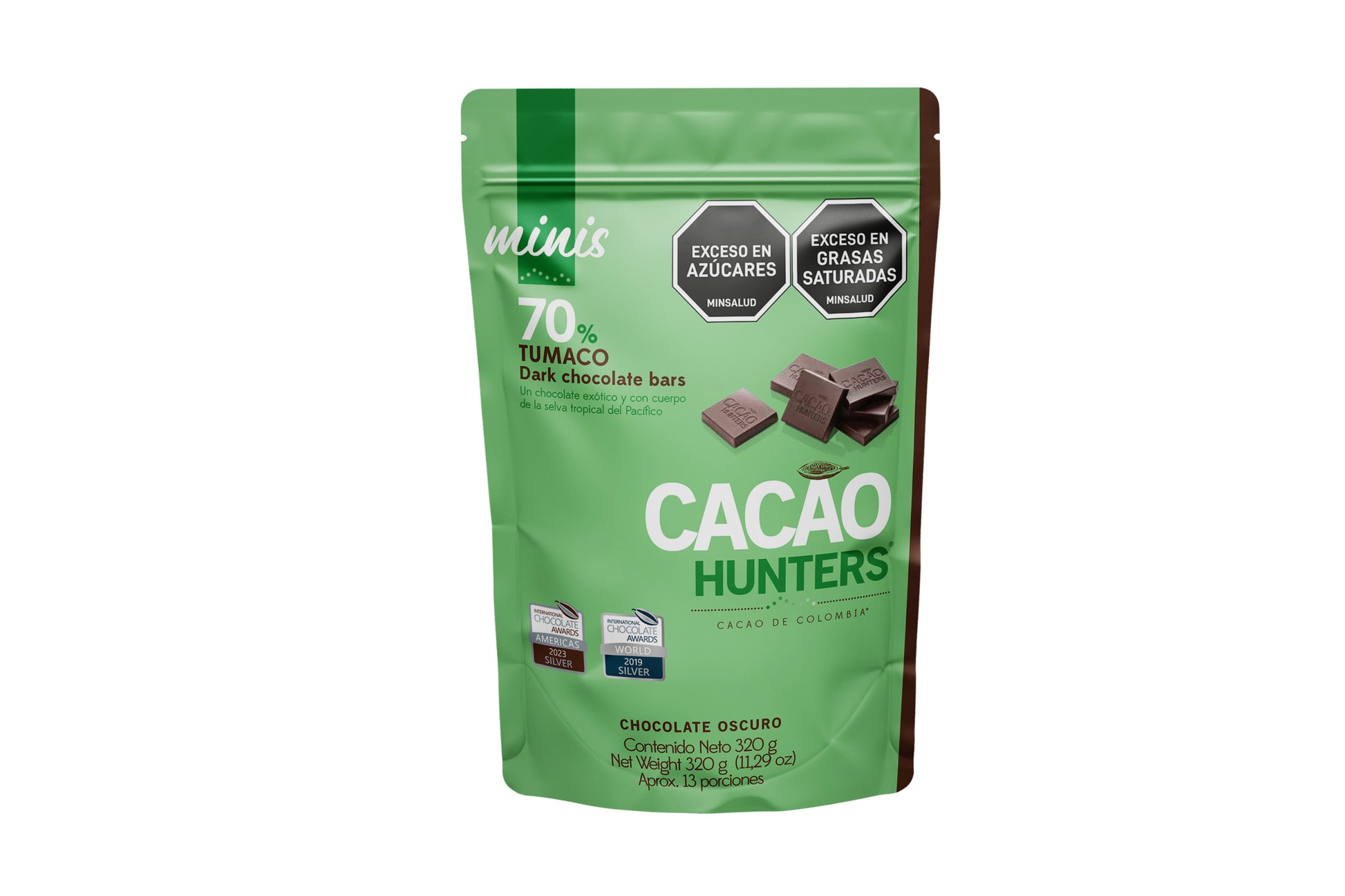 Hunters mini Tumaco 70% - 320gr