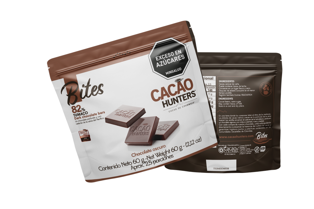 Bites Tumaco 82% - 60gr