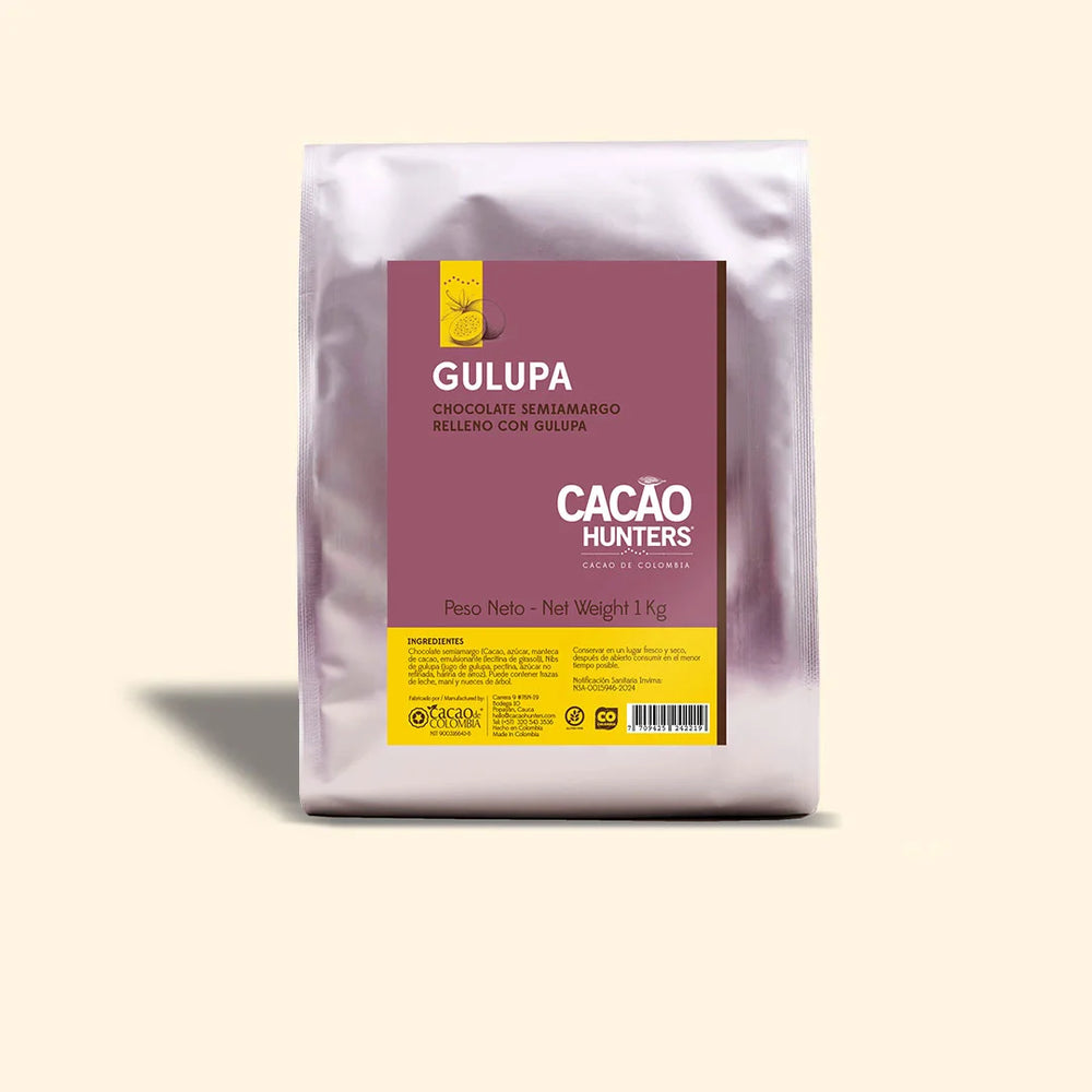 Kilo gulupa recubierta en chocolate Sierra Nevada 64%