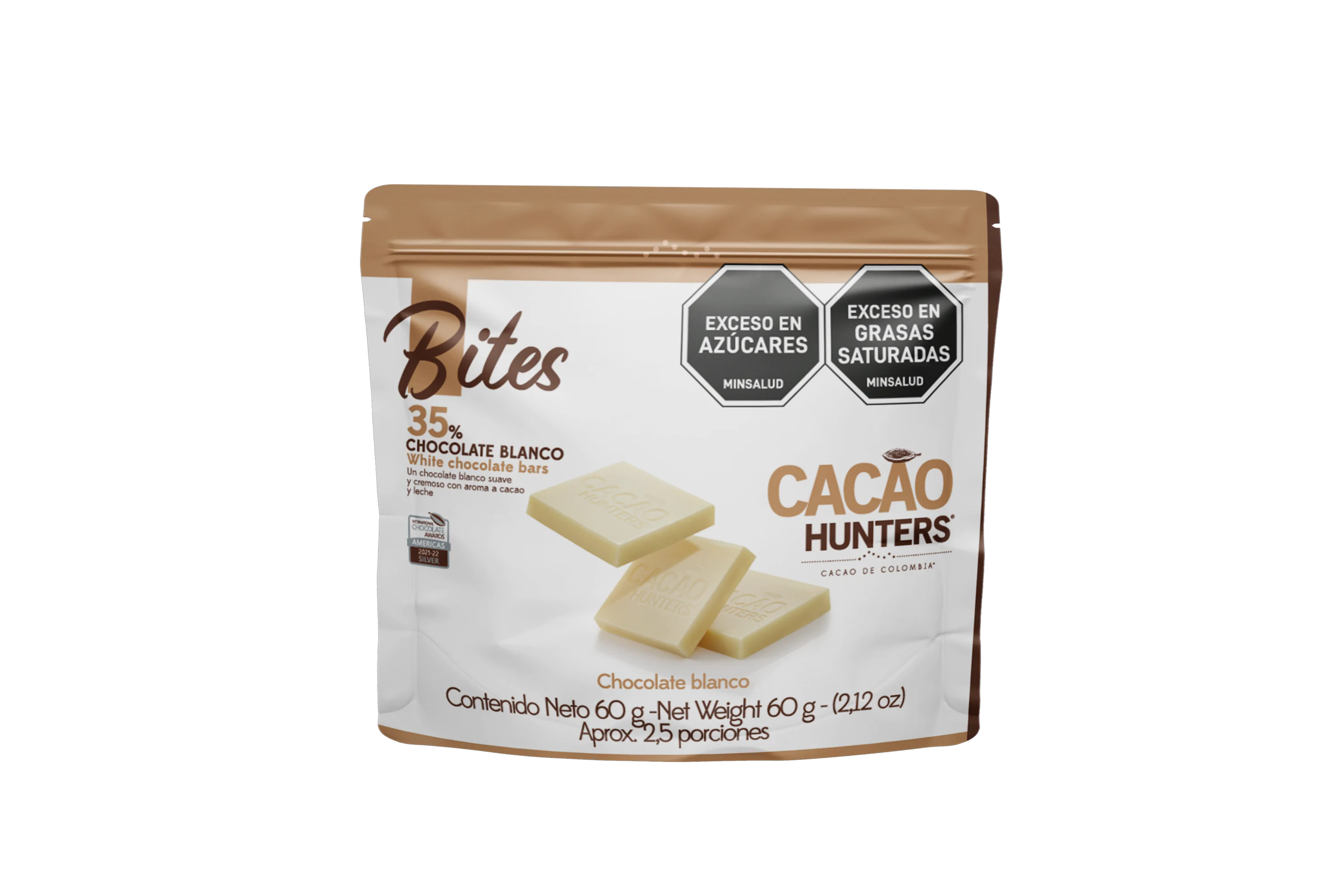 Bites Chocolate Blanco 35% - 60gr