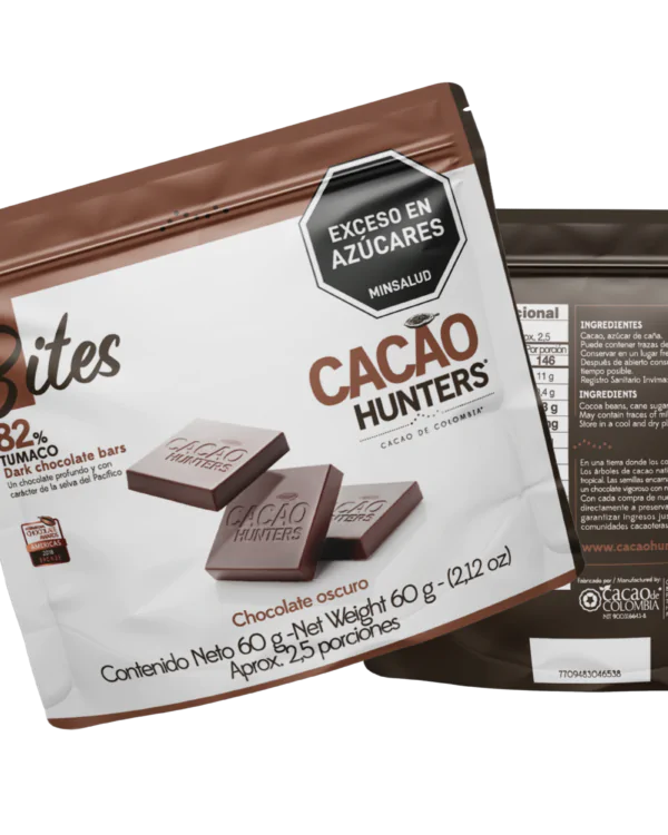 Bites Tumaco 82% - 60gr - Imagen 2