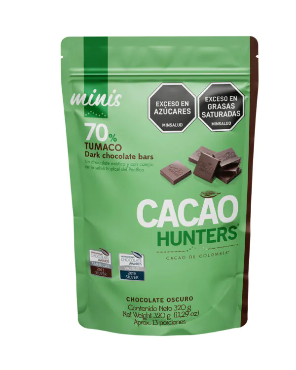 Hunters mini Tumaco 70% - 320gr