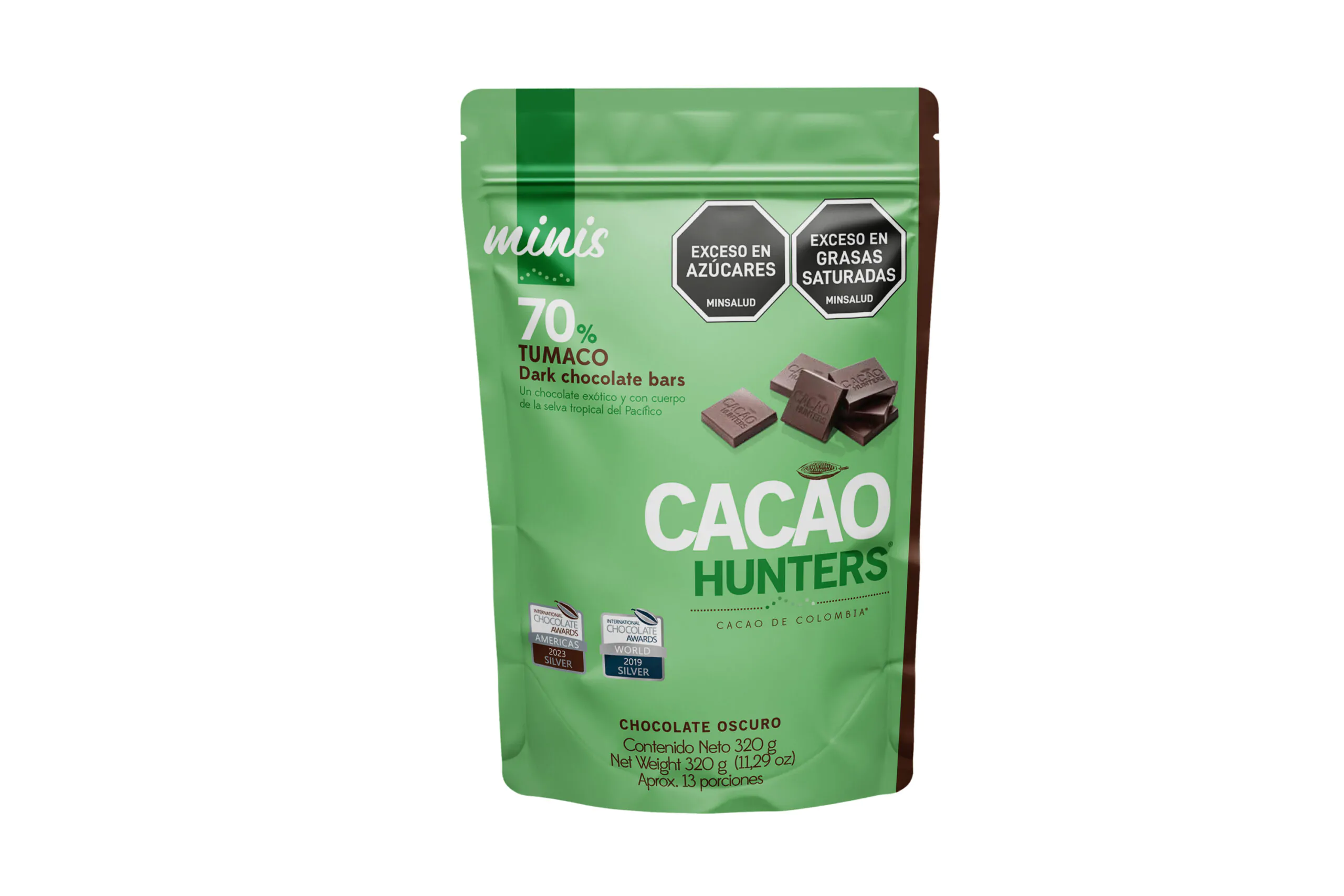 Hunters mini Tumaco 70% - 320gr